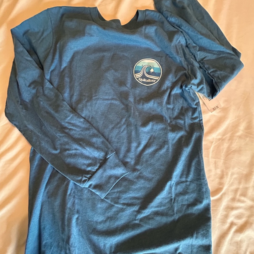 Quiksilver Ocean Blue Kids Long Sleeve Tee